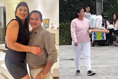 Abandonada por Manoel Gomes, ex-mulher vira vendedora ambulante