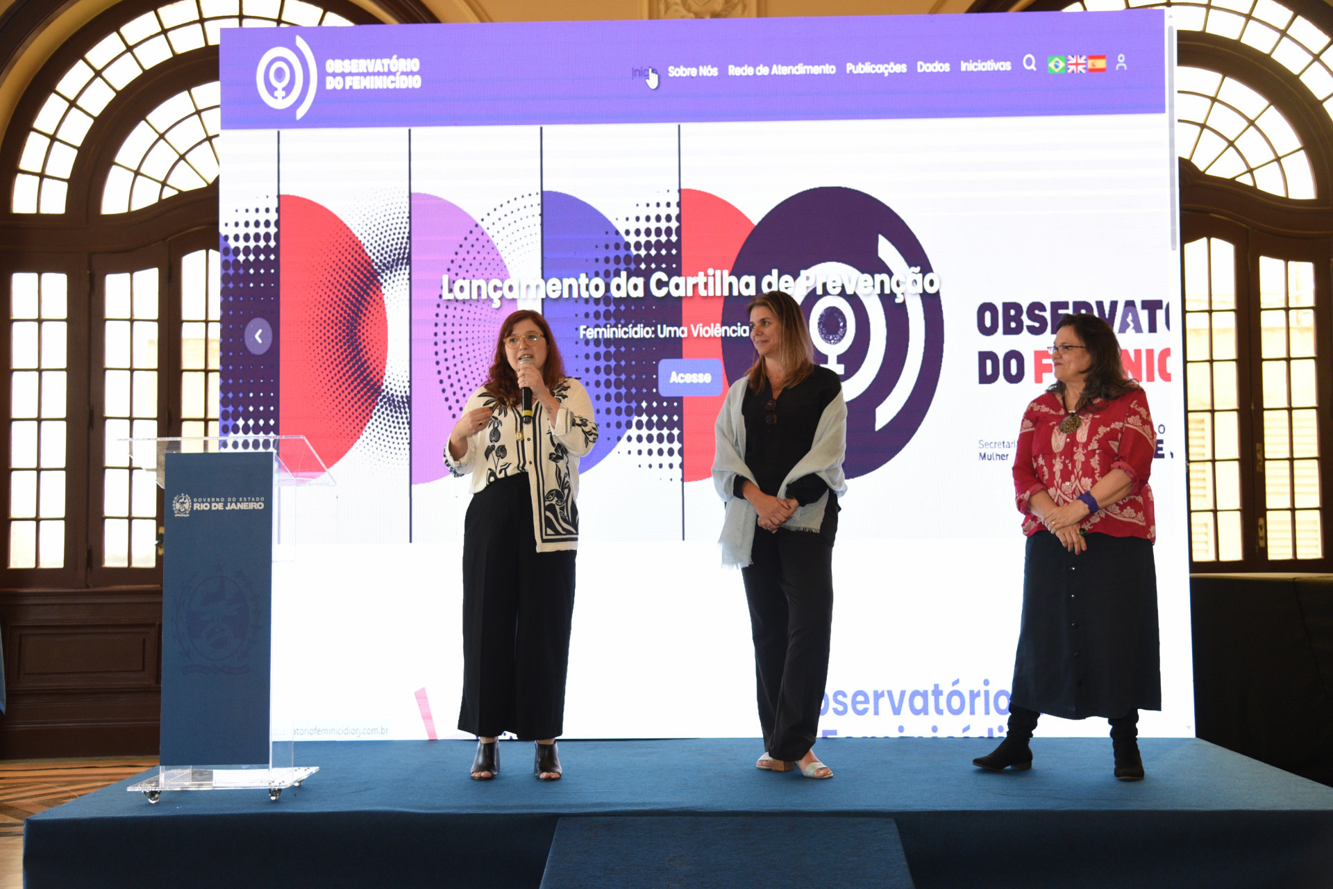 Lançamento da plataforma do Observatório do Feminicídio aconteceu nesta quarta-feira (20) - Divulgação / Fernanda Sabença                               