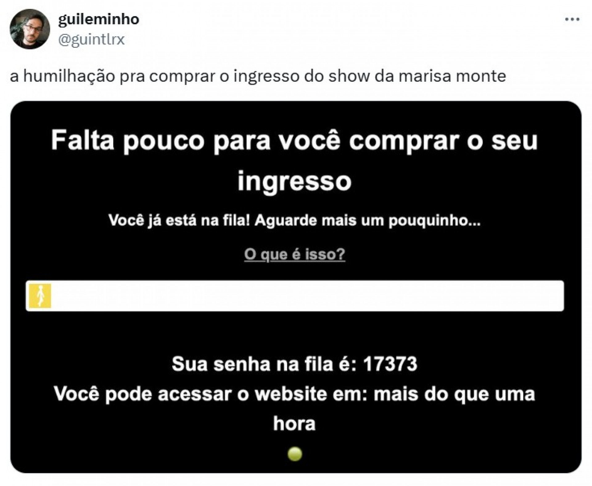 Fãs enfrentam dificuldades para comprar ingressos de turnê da Marisa Monte - Reprodução / X