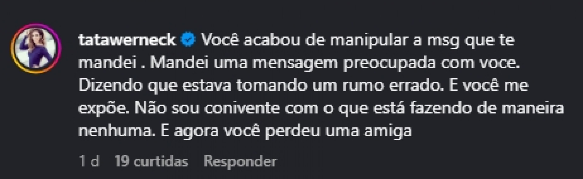 Print - Reprodução/Instagram
