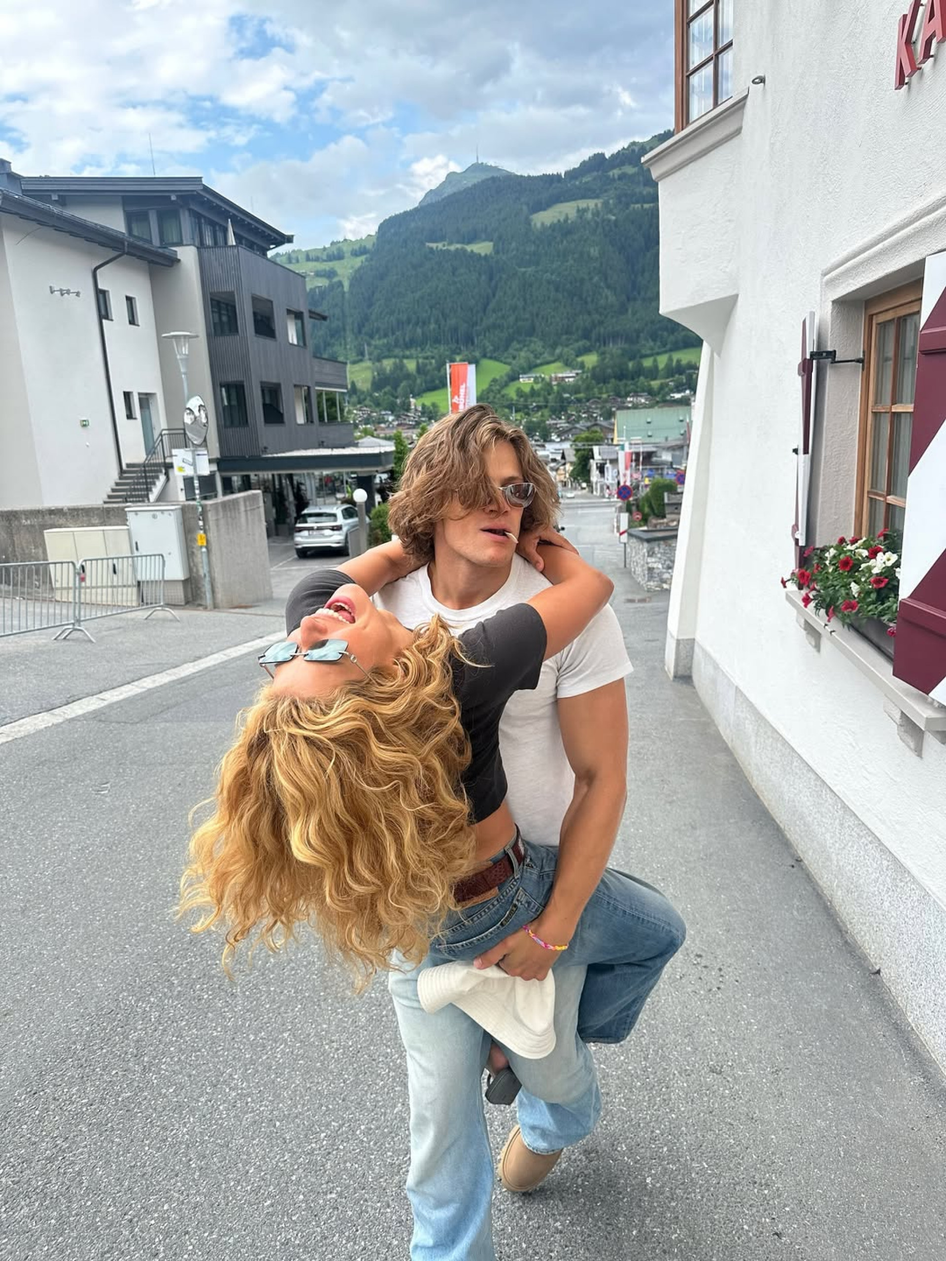 Isadora Cruz e o namorado, Lucas Braathen - Reprodução / Instagram