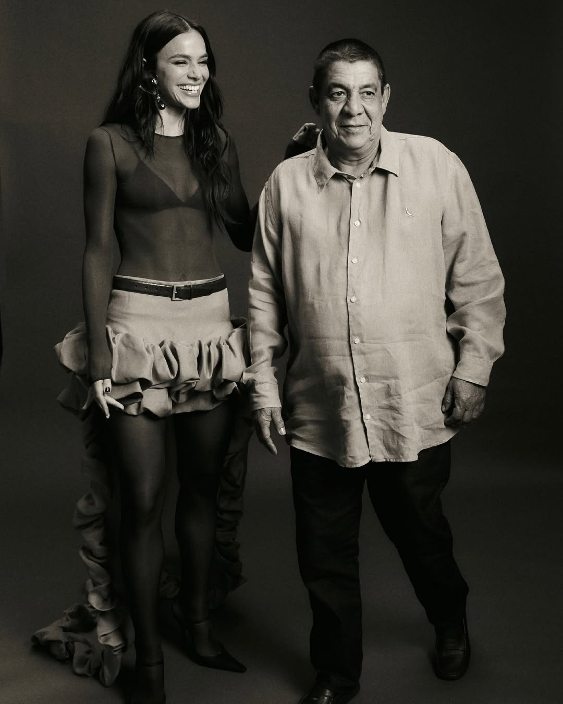 Bruna Marquezine e Zeca Pagodinho - Reprodução / Instagram
