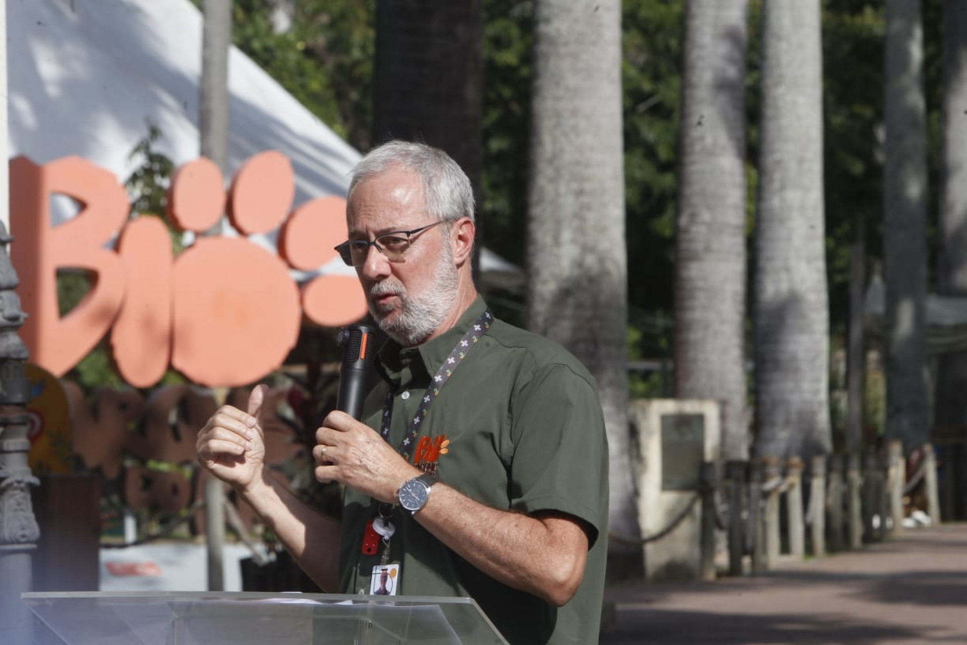 Diretor técnico do BioParque, Marcos Traad, garante que reabertura é segura para os visitantes - Reginaldo Pimenta/Agência O Dia