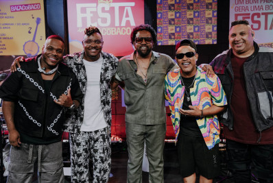 Xande de Pilares participa de audiovisual do Grupo Balacobaco