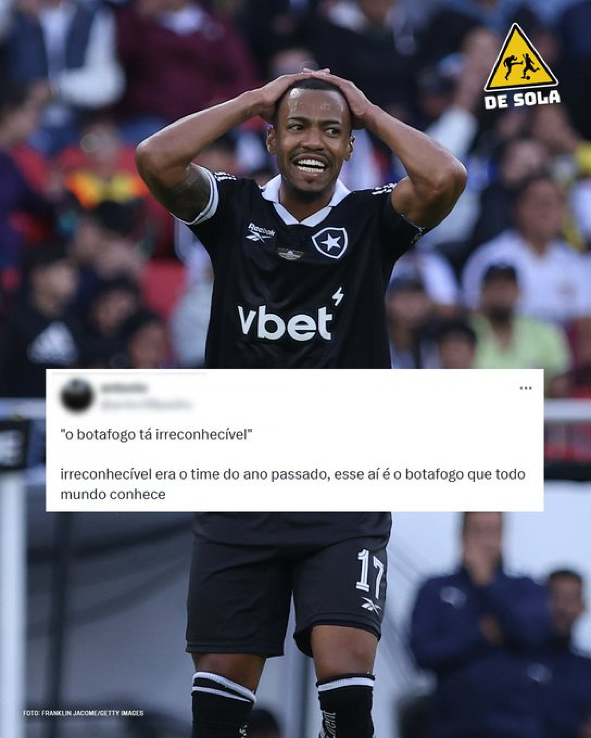 Botafogo perdeu para a LDU por 2 a 0 e foi eliminado nas oitavas de final da Libertadores - Reprodução