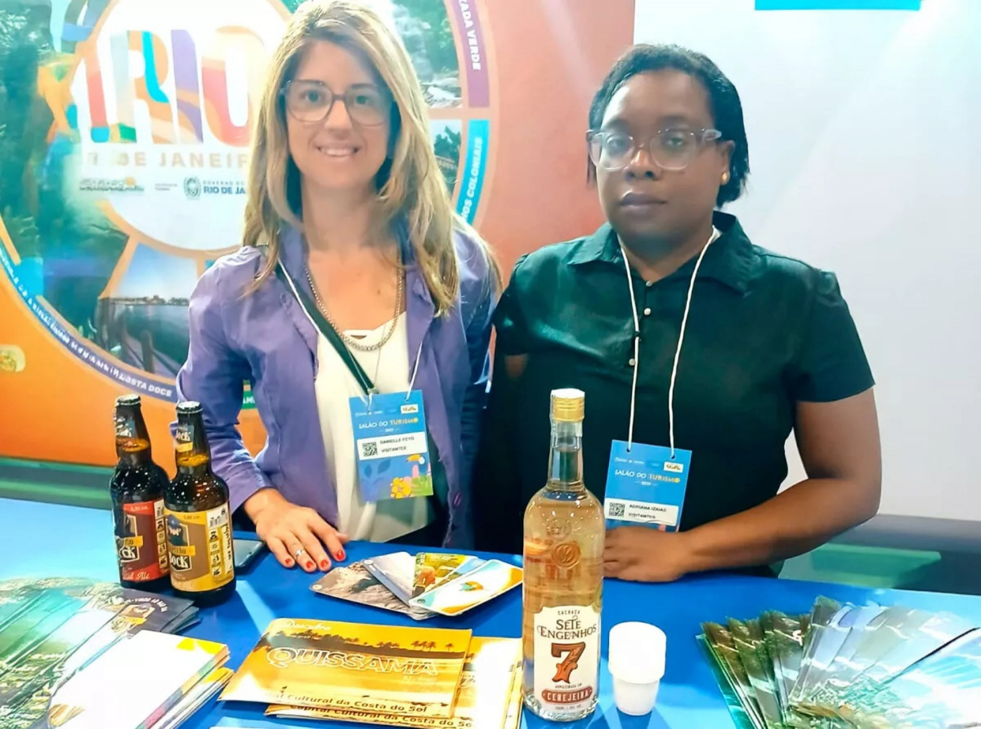 Degusta&ccedil;&atilde;o de cacha&ccedil;a artesanal e melado de cana foi uma das atra&ccedil;&otilde;es do estande de Quissam&atilde; - Foto: Divulga&ccedil;&atilde;o