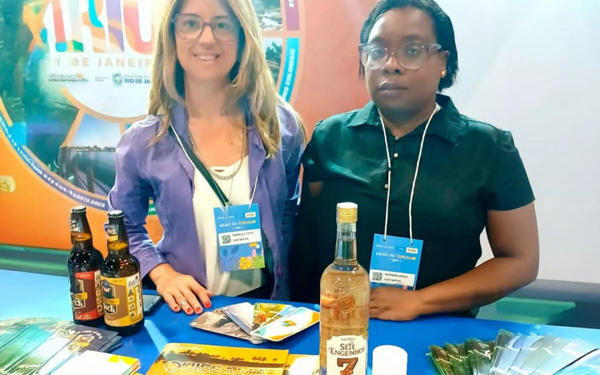 Degustação de cachaça artesanal e melado de cana foi uma das atrações do estande de Quissamã