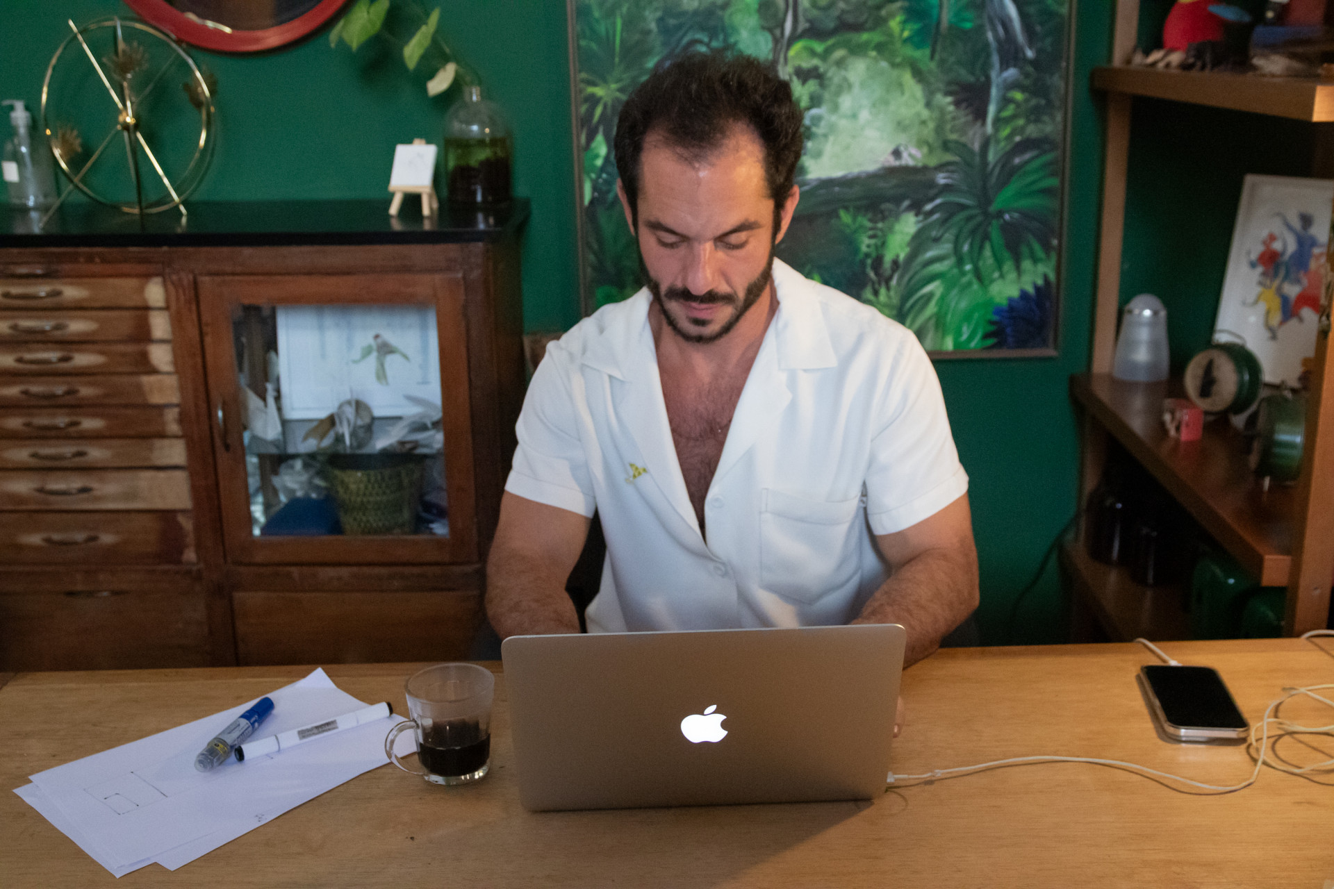 Roched considera o trabalho no instituto um 'aprendizado di&aacute;rio' - &Eacute;rica Martin / Ag&ecirc;ncia O Dia