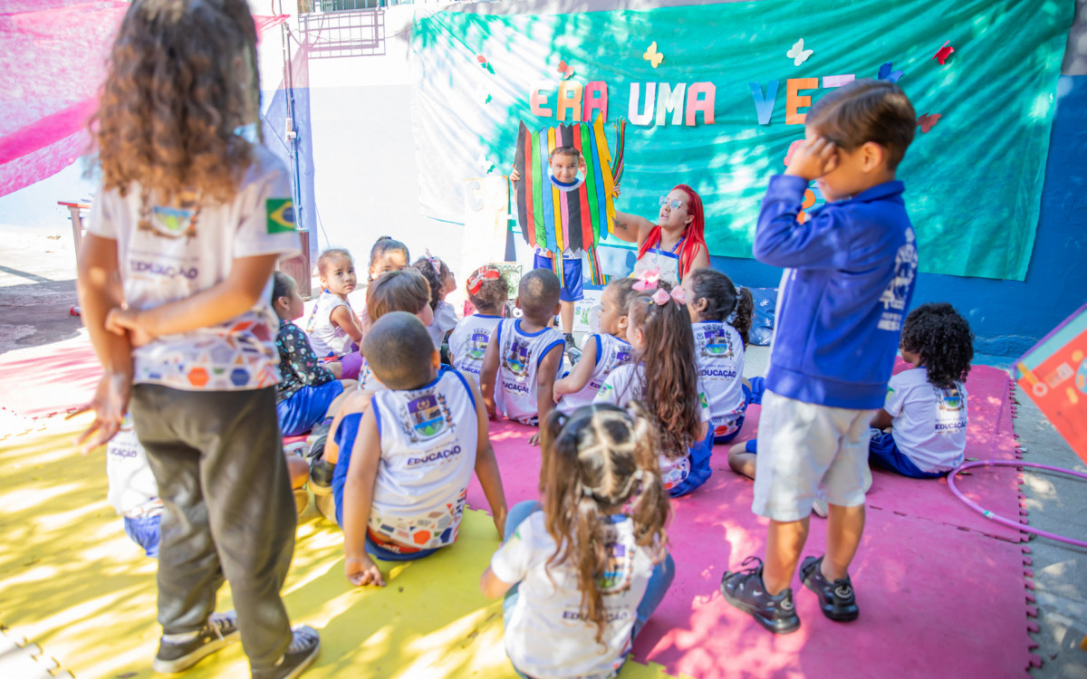 escolas públicas do município estiveram repletas de atividades para a Educação Infantil