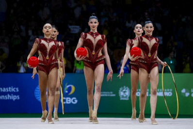 Brasil conquista medalha de prata no Mundial de ginástica rítmica