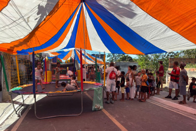 Caranava de Arte e Lazer reúne famílias no Sacramento