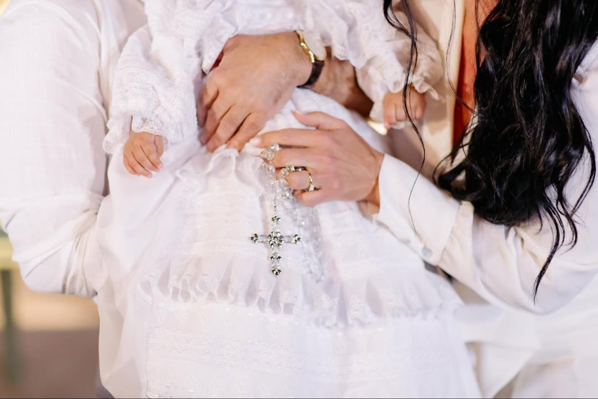 Graciele Lacerda abre álbum de fotos do batizado da filha com Zezé Di Camargo - Reprodução / Instagram