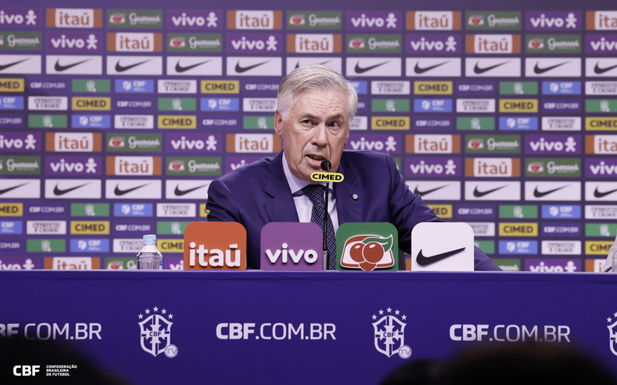 Carlo Ancelotti anuncia convocação da seleção brasileira