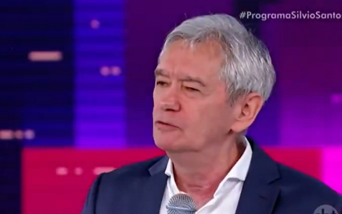 Serginho Groisman durante o \'Programa Silvio Santos\'