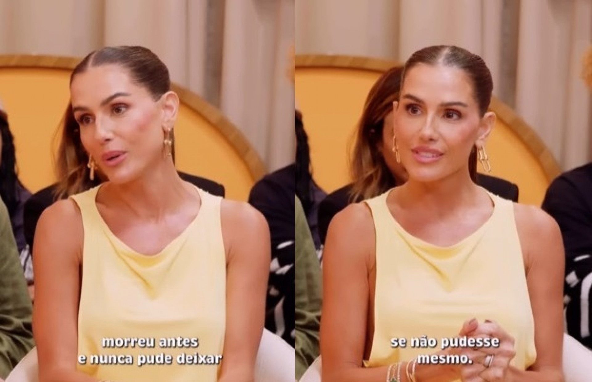 Deborah Secco esteve no podcast 'Mil e Uma TrETAS'
' - Reprodução/Instagram
