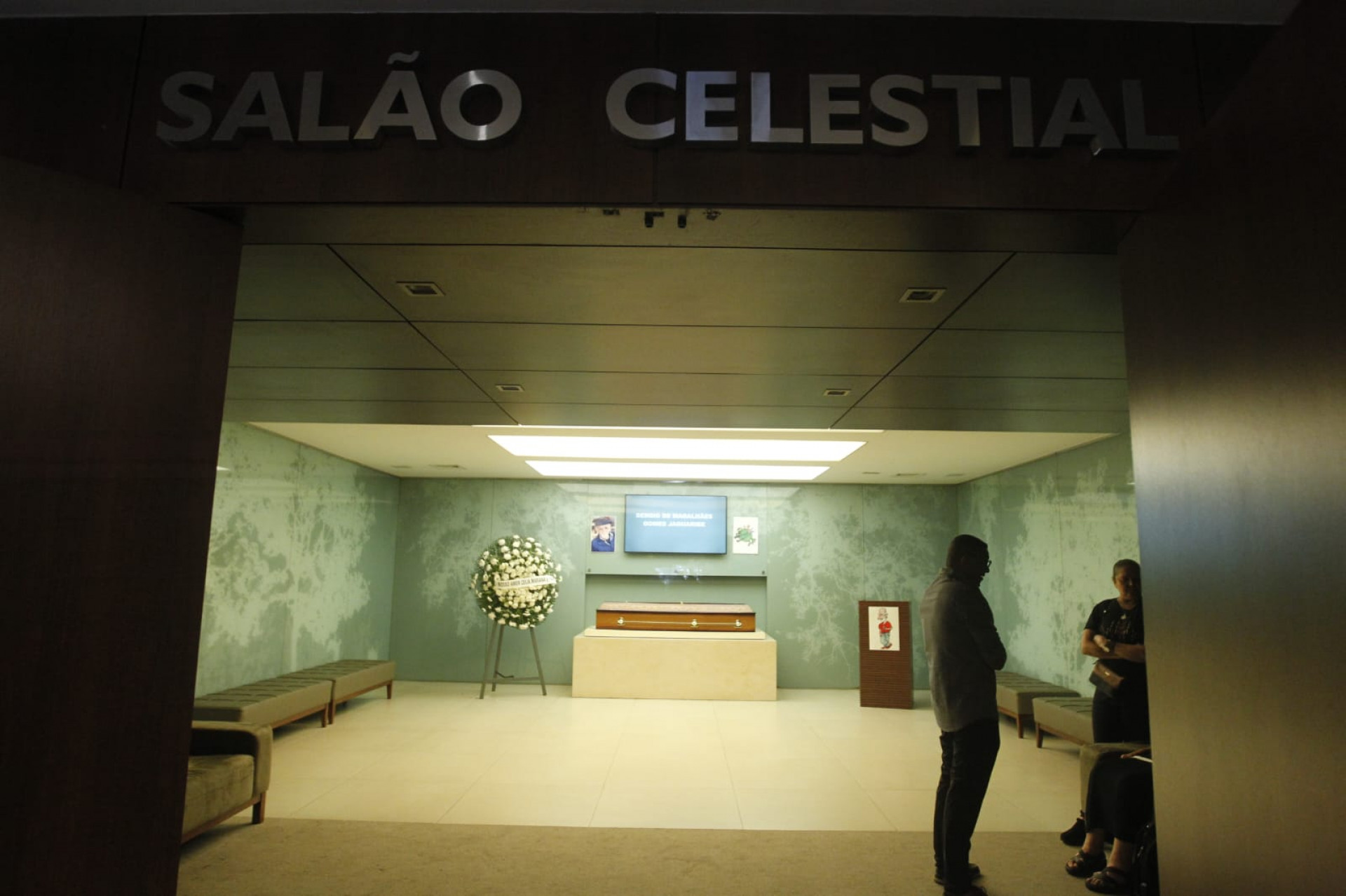 Velório de Jaguar acontece no Crematório Memorial do Carmo, no Caju, na Zona Portuária - Reginaldo Pimenta / Agência O Dia