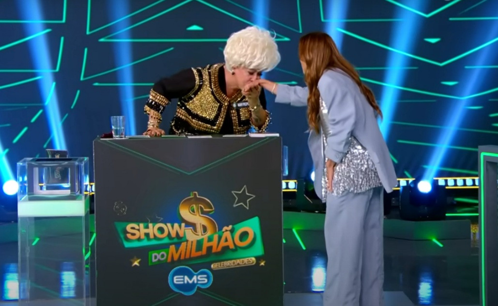 Nany People durante o 'Show do Milhão Celebridades' - Reprodução de vídeo / SBT