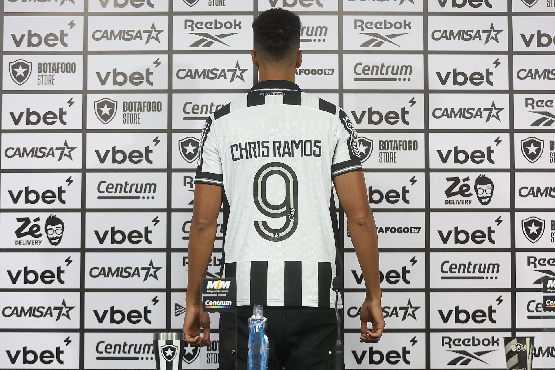 Chris Ramos é o novo camisa 9 do Botafogo - Vítor Silva/Botafogo
