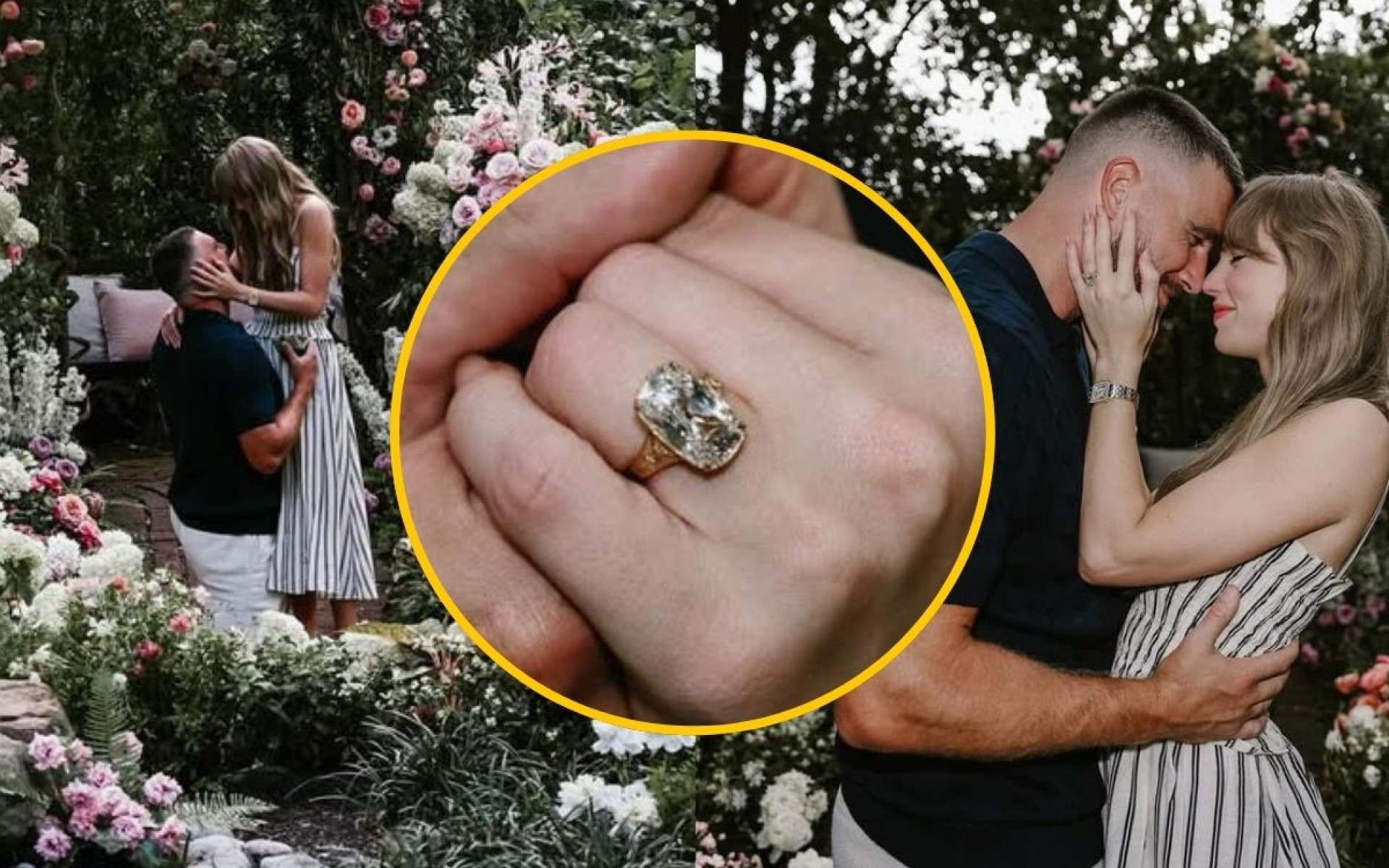 Anel de noivado de Taylor Swift foi inteiramente personalizado - Reprodução / Instagram