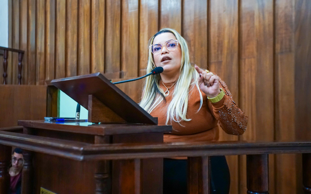 A Superintendente da SEIJES, Lícia Mattesco,