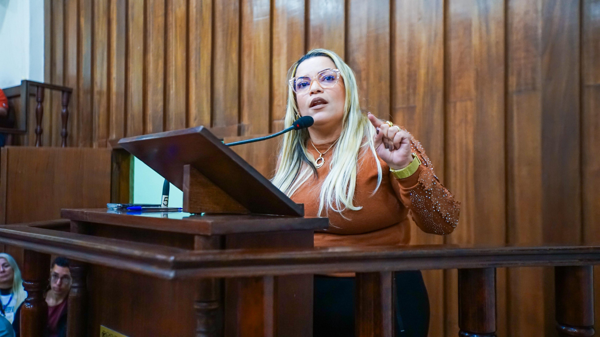 A Superintendente da SEIJES, L&iacute;cia Mattesco, - Gilberto Rocha/ PMSJM