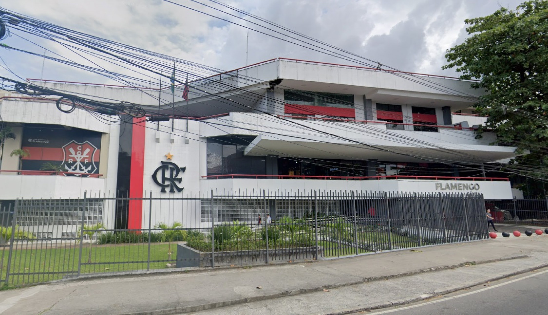Sede do Flamengo na G&aacute;vea, Zona Sul do Rio - Reprodu&ccedil;&atilde;o / Google Street View