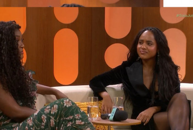 Vídeo! Emocionadas, Erika Januza e Duda Santos desabafam sobre relacionamentos tóxicos