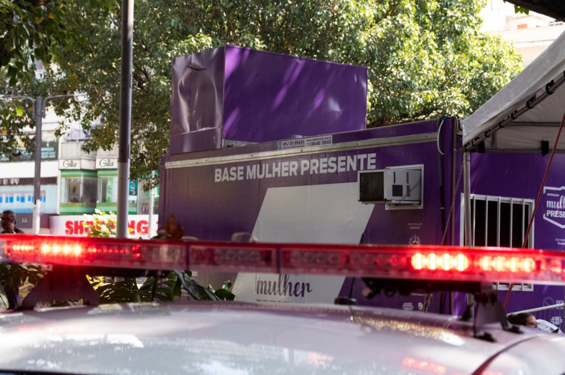 Base do Mulher Presente ficará na Praça Saens Peña, na Tijuca, na Zona Norte - Érica Martin / Agência O Dia