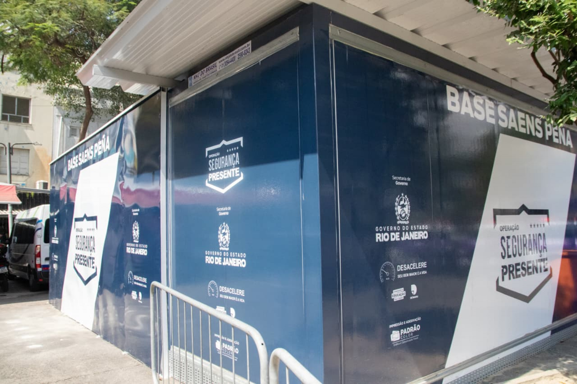 Base do Segurança Presente na Praça Saens Peña foi reestruturada - Érica Martin / Agência O Dia