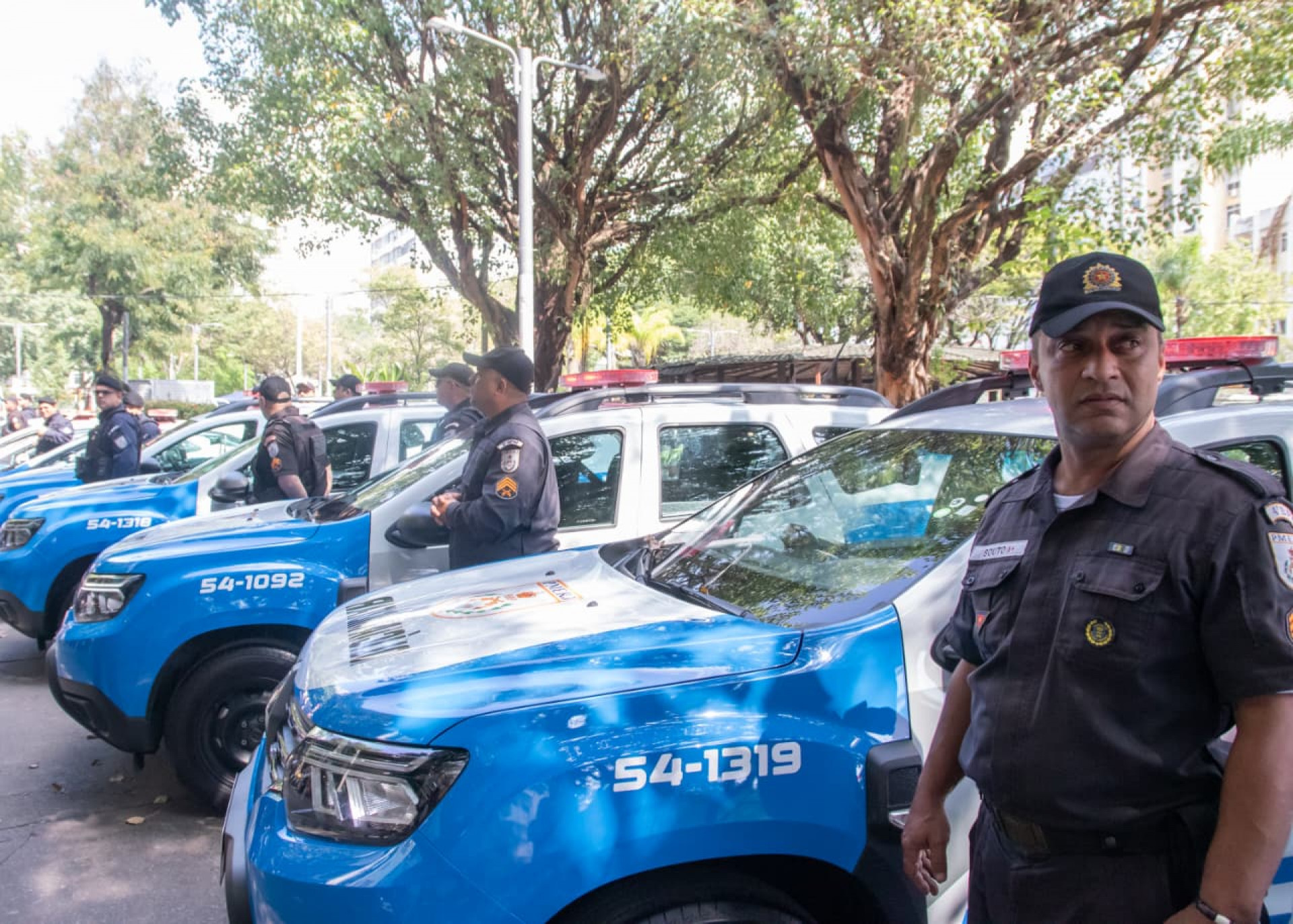 Batalhões de São Cristóvão, Praça da Harmonia e Tijuca receberam novas viaturas - Érica Martin / Agência O Dia