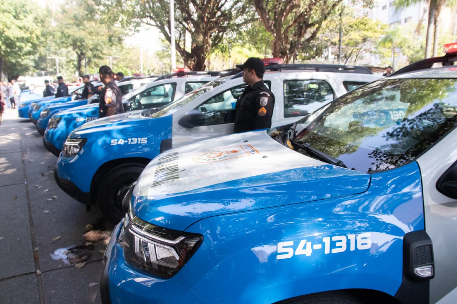 Batalhões de São Cristóvão, Praça da Harmonia e Tijuca receberam novas viaturas - Érica Martin / Agência O Dia