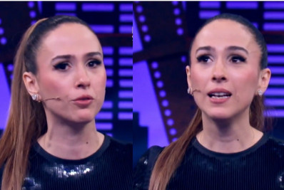 Emocionada, Tatá Werneck relembra ajuda do pai para sair de relação tóxica