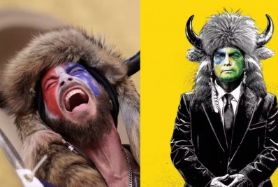 Saiba quem é o 'viking do Capitólio', usado pela 'The Economist' em imagem sobreposta à de Bolsonaro
