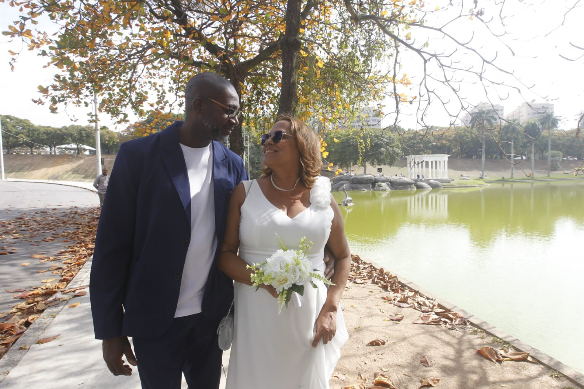 Vitor Hugo e Glória Regina - Reginaldo Pimenta / Agência O Dia 