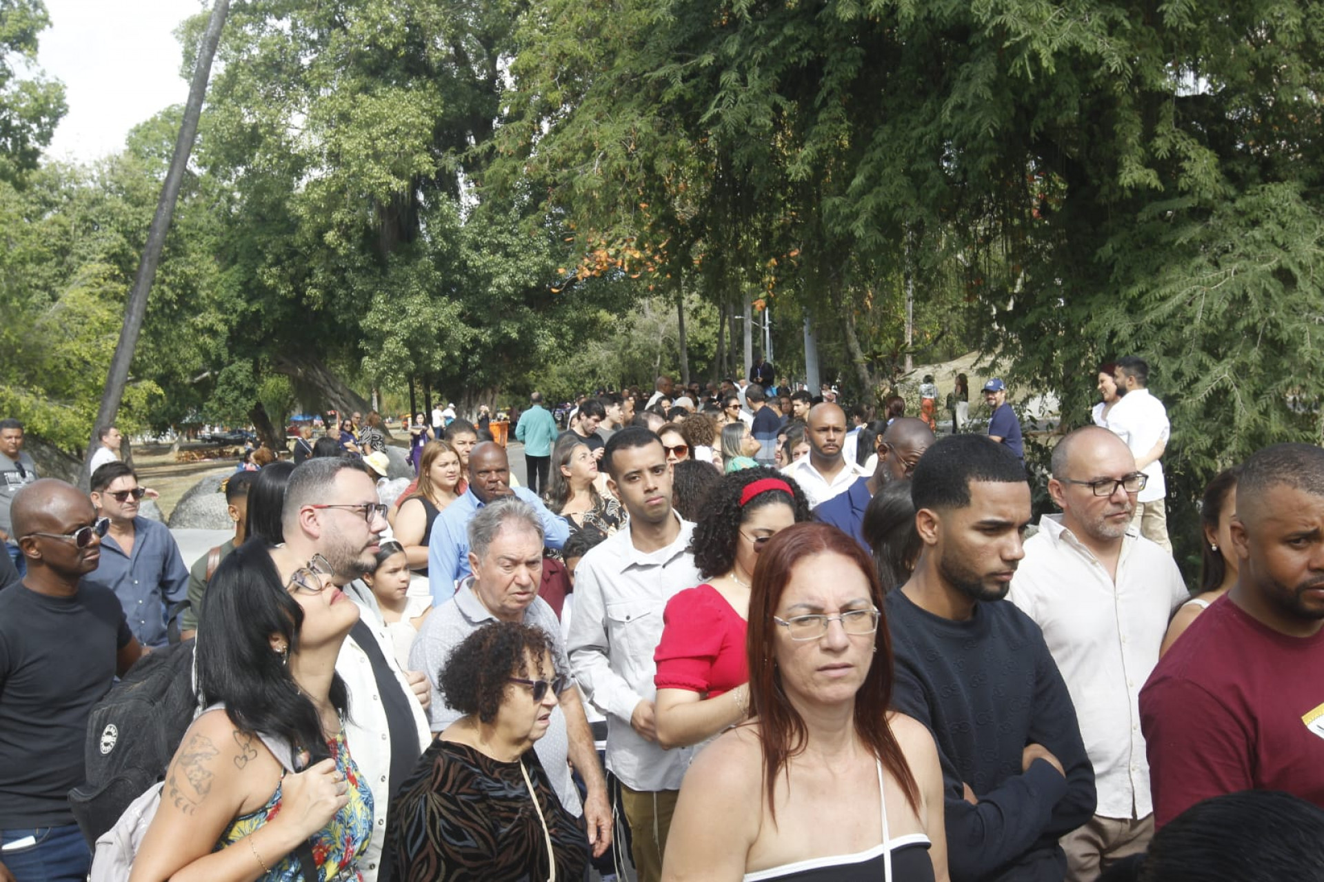 Casamento comunitário na Quinta da Boa Vista ocorreu neste sábado (30) - Reginaldo Pimenta / Agência O Dia 