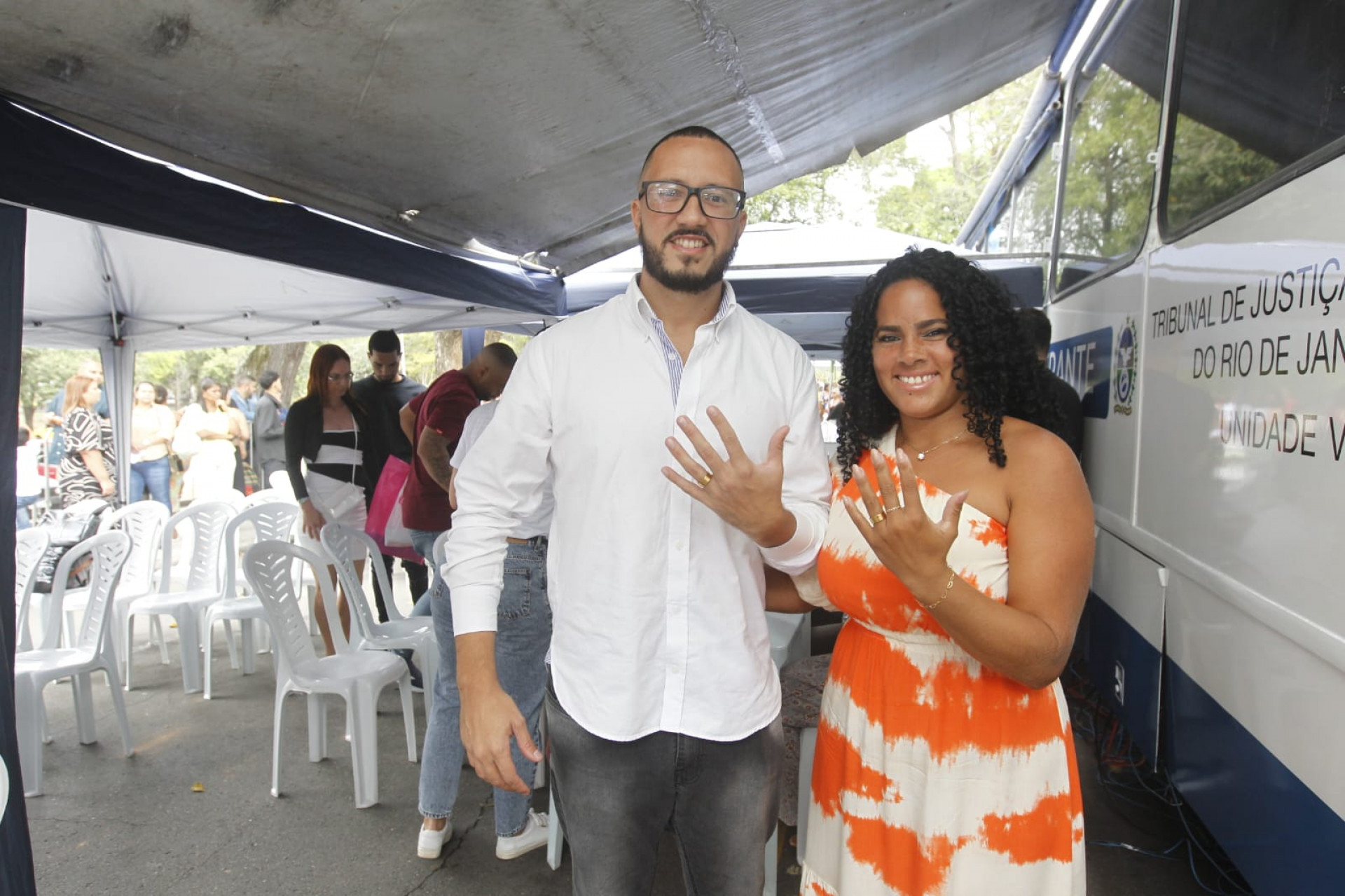 Pamela Ferreira e Yago Chaves - Reginaldo Pimenta / Agência O Dia 