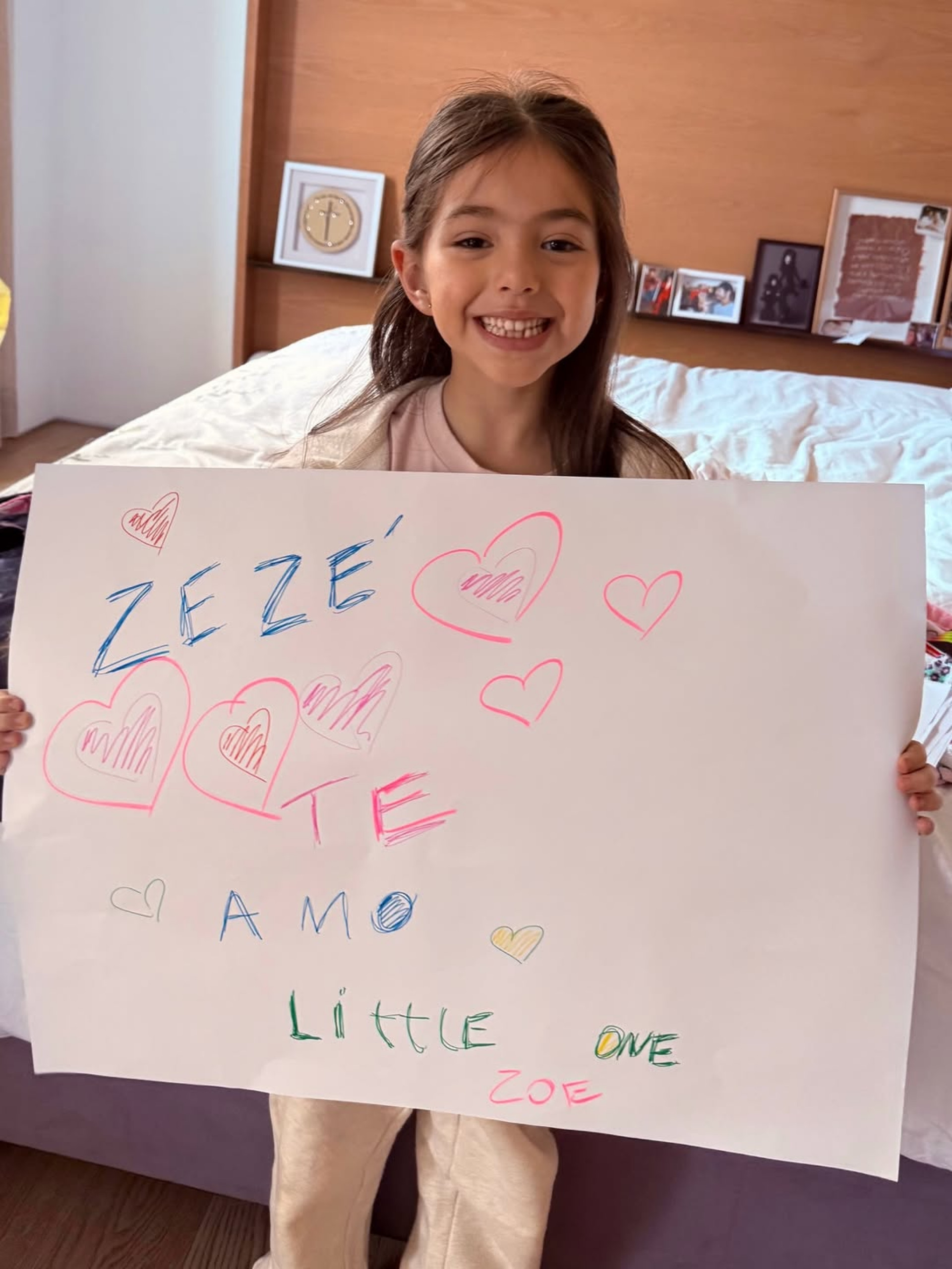 Sabrina Sato divulgou mensagem da filha, Zoe, para o padrasto  - Reprodução/Instagram 