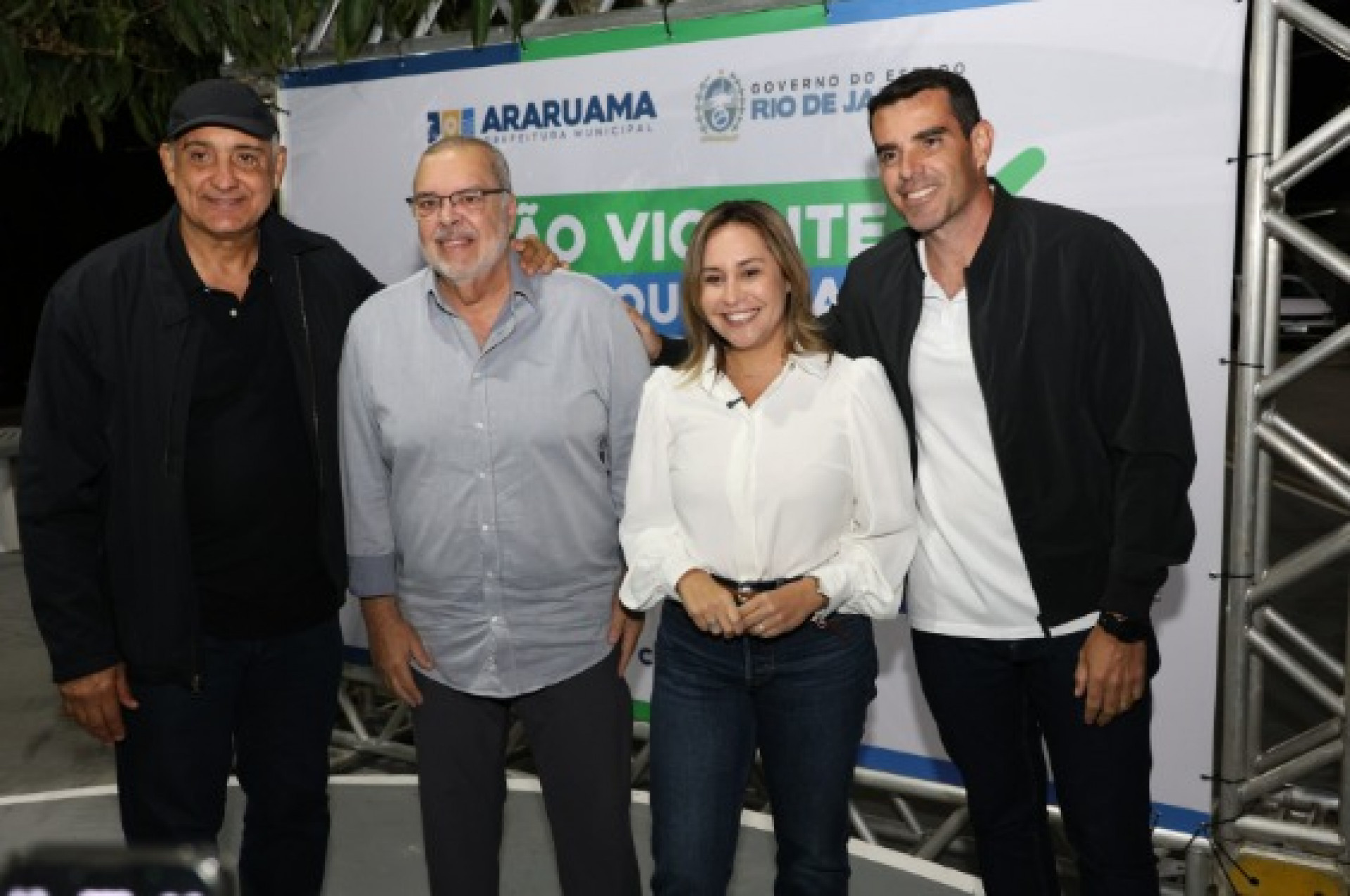 Inauguração da nova iluminação pública em São Vicente - Ascom