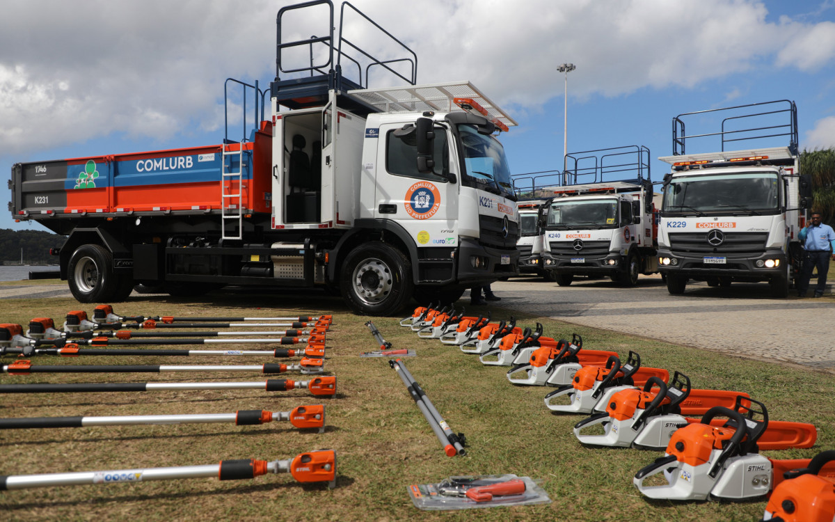 Nova frota da Comlurb