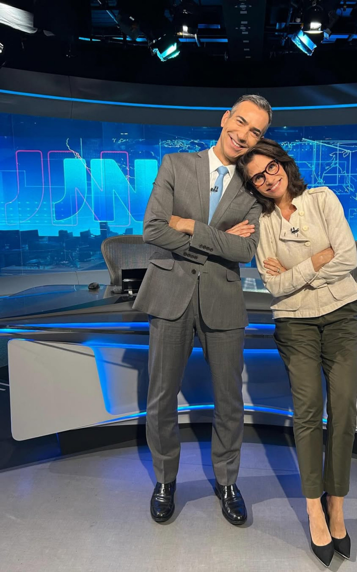 César Tralli será o novo parceiro de Renata Vasconcellos no 'JN' - Reprodução/Instagram 