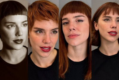 Alice Wegmann mostra prova de caracterização para Solange de 'Vale Tudo'