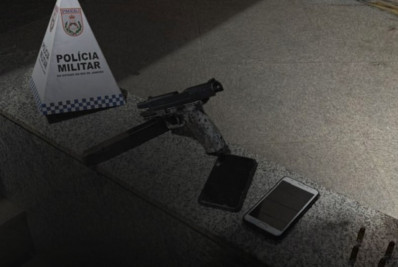 Polícia Militar apreende pistola no bairro Santa Cecília, em Três Rios
