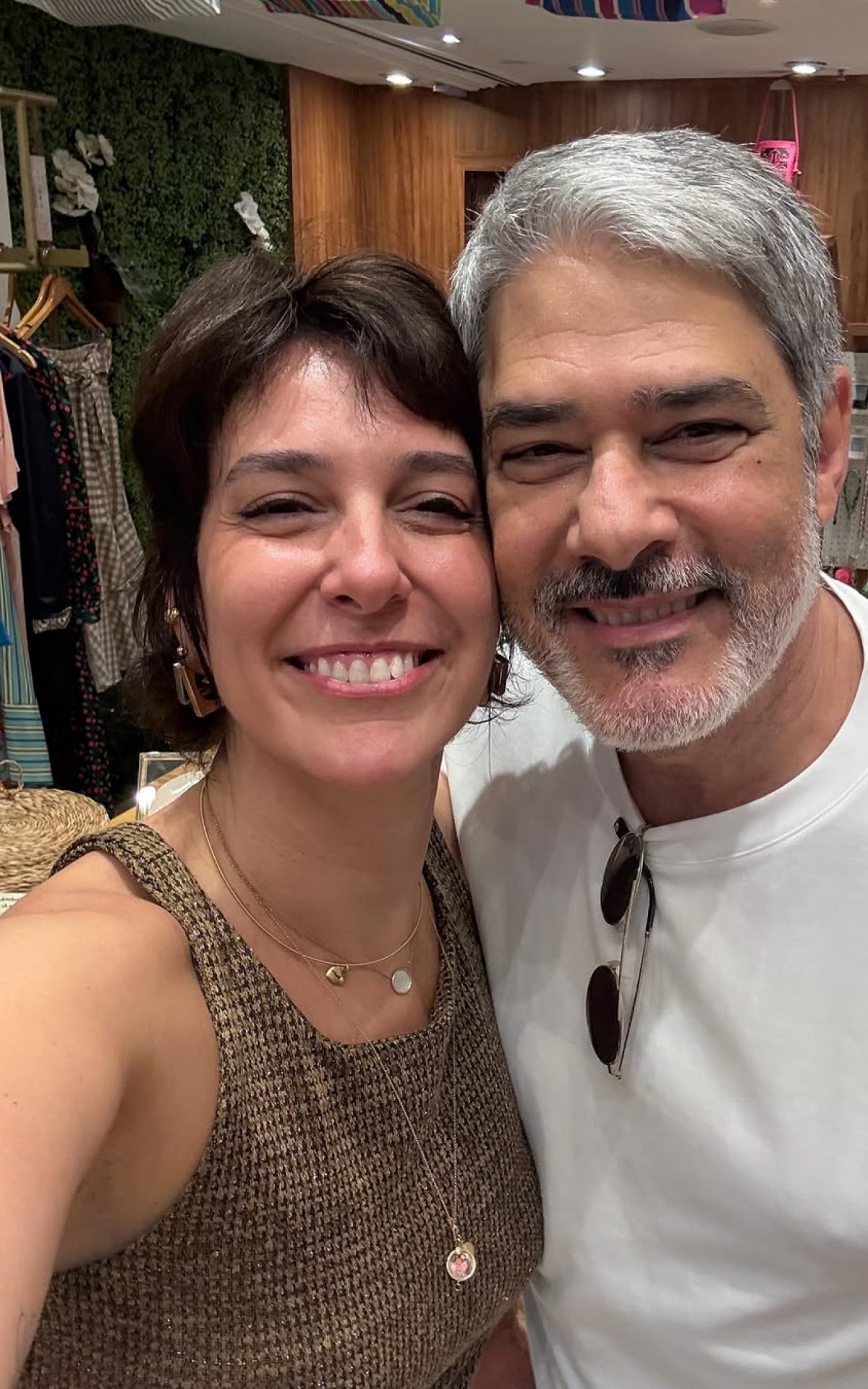 William Bonner e Natasha Dantas - Reprodução/Instagram