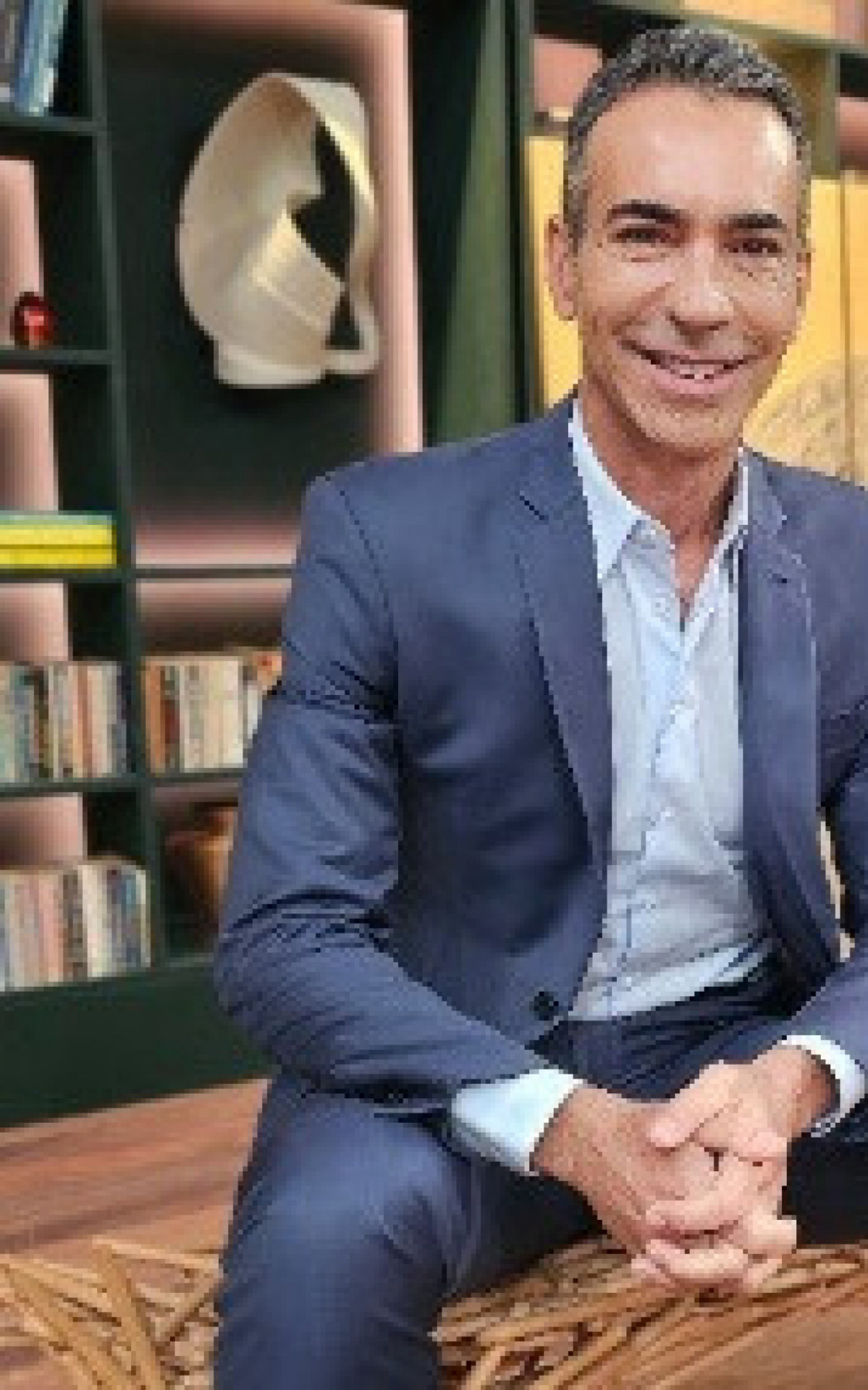 César Tralli ensaiou famoso 'boa noite' após anúncio de ida para o 'JN' - Reprodução/Instagram 