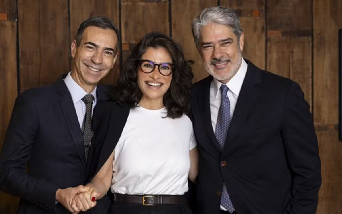 César Tralli assume lugar de Bonner no 'Jornal Nacional' com Renata Vasconcellos  - Divulgação/TV Globo