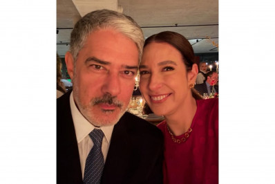 Mulher de Bonner se declara após anúncio de saída de 'JN': 'Pra você, só coisas boas'