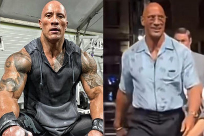 The Rock surge irreconhecível após perder 30 kg para filme