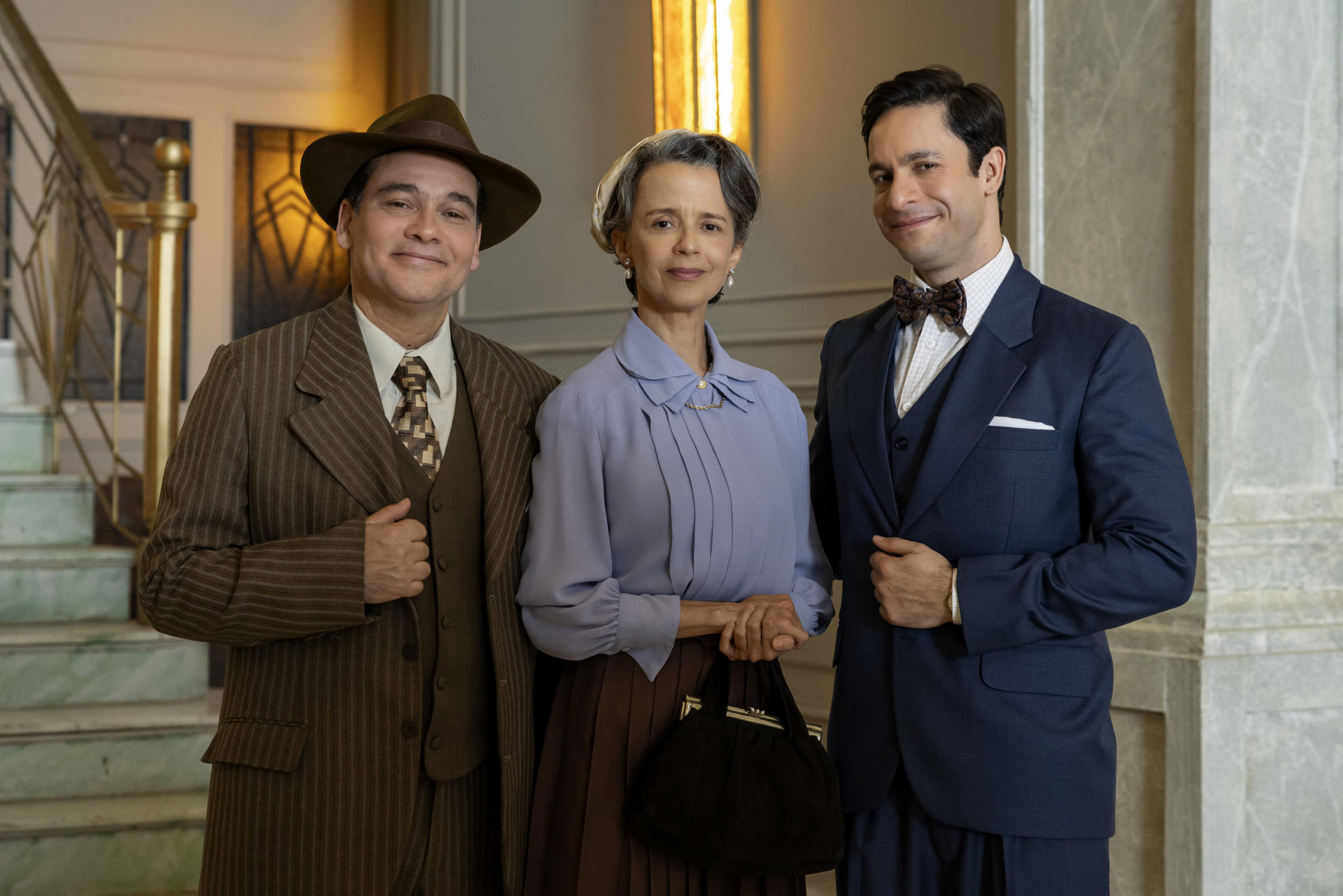 Aderbal (Claudio Gabriel), Marilda (Dani Barros) e Celso (Rainer Cadete) - Globo/ Manoella Mello