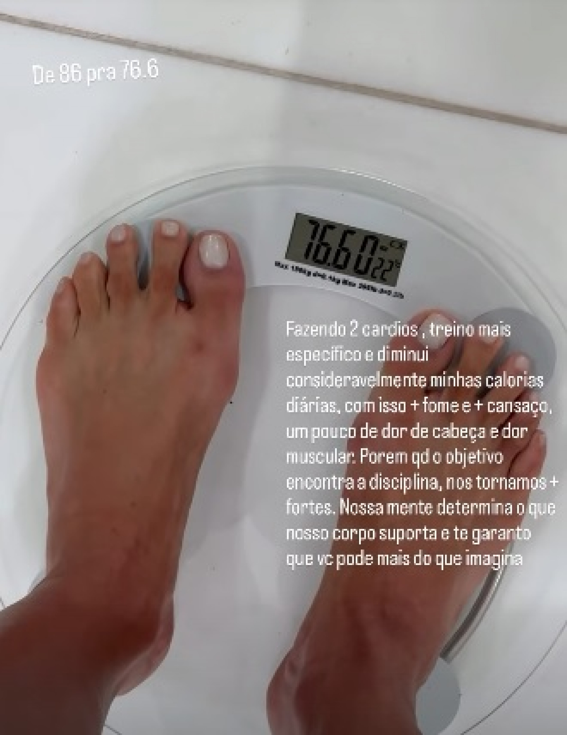Gracyanne Barbosa perdeu 10kg em meio a competição  - Reprodução/Instagram 