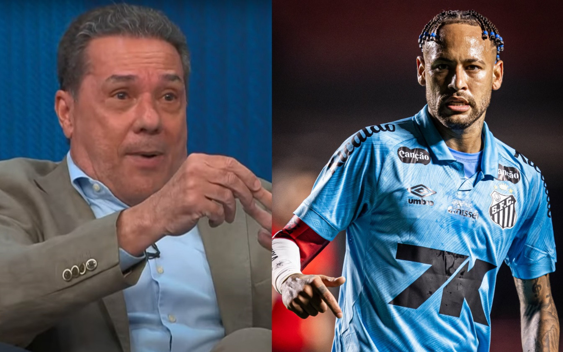 Vanderlei Luxemburgo voltou a atacar postura de Neymar